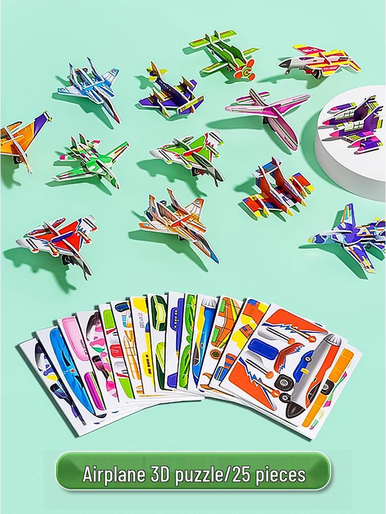 3D Insect Stereo Jigsaw Puzzle: Creative DIY Educational Toy for Kids' Early Learning