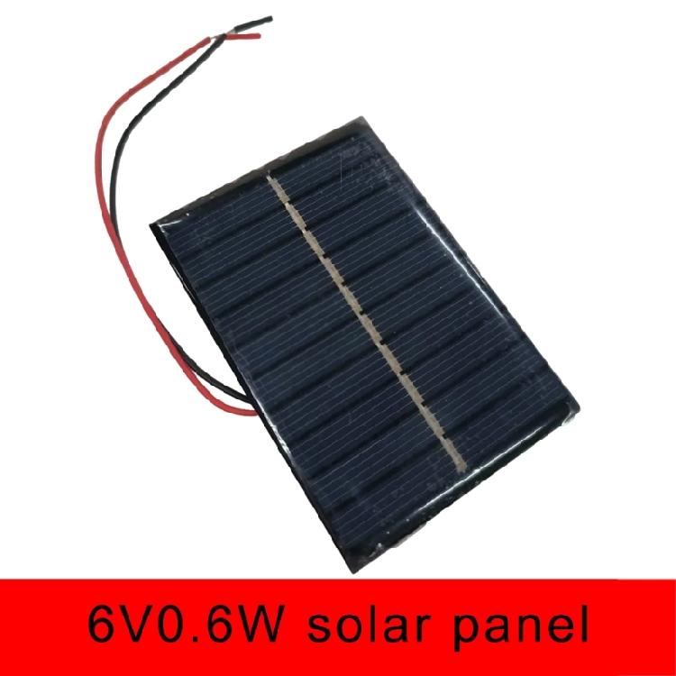 Mini Solar Panel 6V Polysilicon Weak Light Solar Panel Multipurpose for DIY Applications & Scientific Research Projects