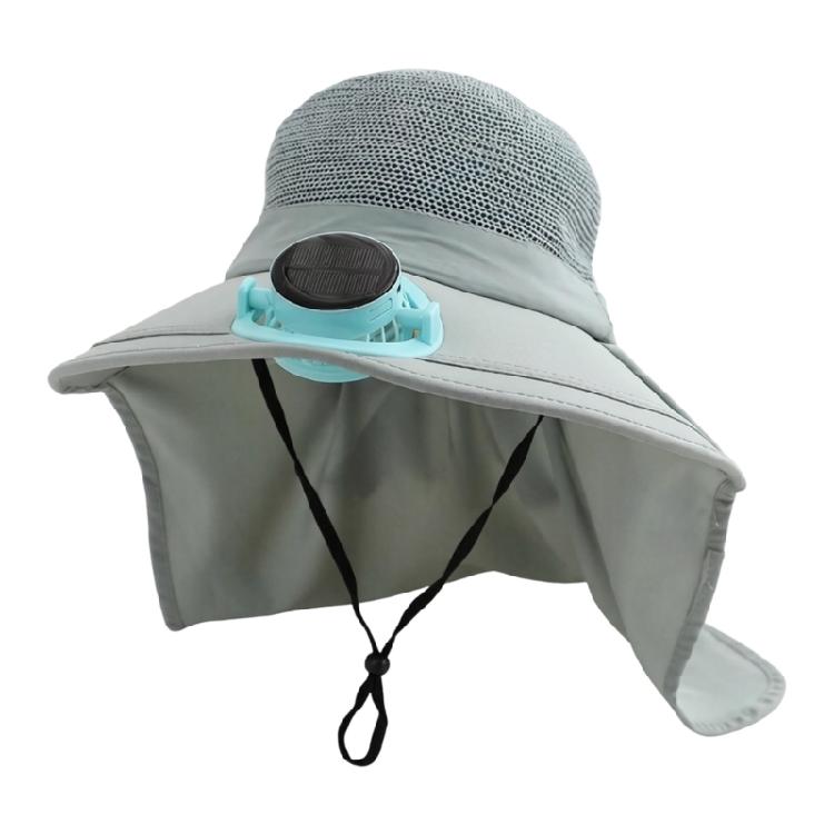Fashion Solar Fan Cap Light Weight Cooling Fan Hat Large Eave Sunshade Cap For Outdoor Enthusiast Hot Weather Use