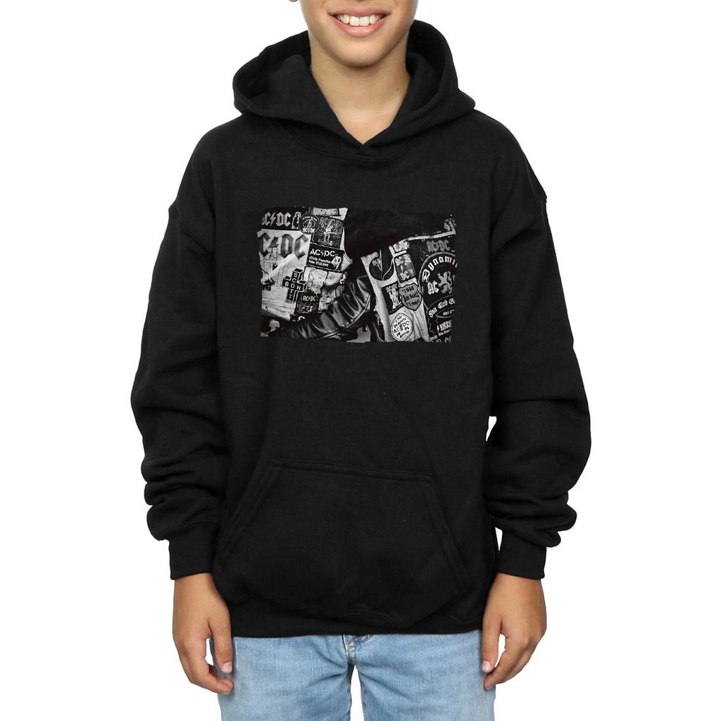 AC/DC Boys Badges And Posters Collection Hoodie