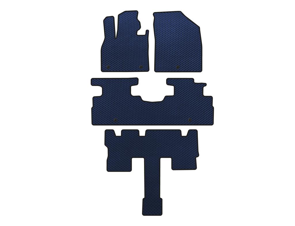 Covorașe EVA (3 rânduri, 7 locuri, Albastru) pentru Hyundai Palisade