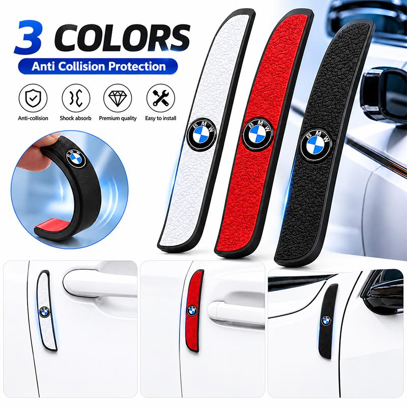4Pcs Rubber Car Door Anti Collision Strip Rearview Mirror Protector Stickers For BMW Performance E46 E60 E90 E39 E87 E36 E92 rlzh86