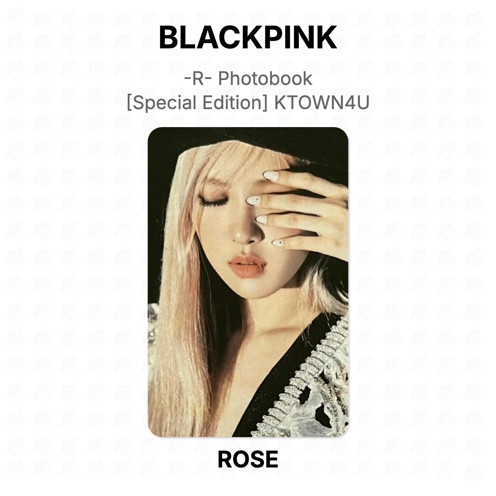 BLACKPINK ROSE -R- Photobook [Special Edition] KTOWN4U Official Photocard ROSE