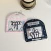Black Bow Pink Cherry 3-inch Card Holder and Display Pendant