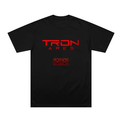Baumwoll-Komfort-T-Shirts Nine Inch Nails Tron Ares Grafik-T-Shirts Sommer Herren Kurzarm Kleidung High Street Hip Hop Streetwear