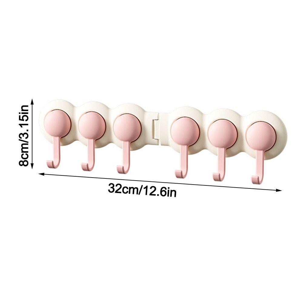Rotating Row Hooks Self Adhesive Bathroom Hook New Wall Hook Hanger Corner Storage