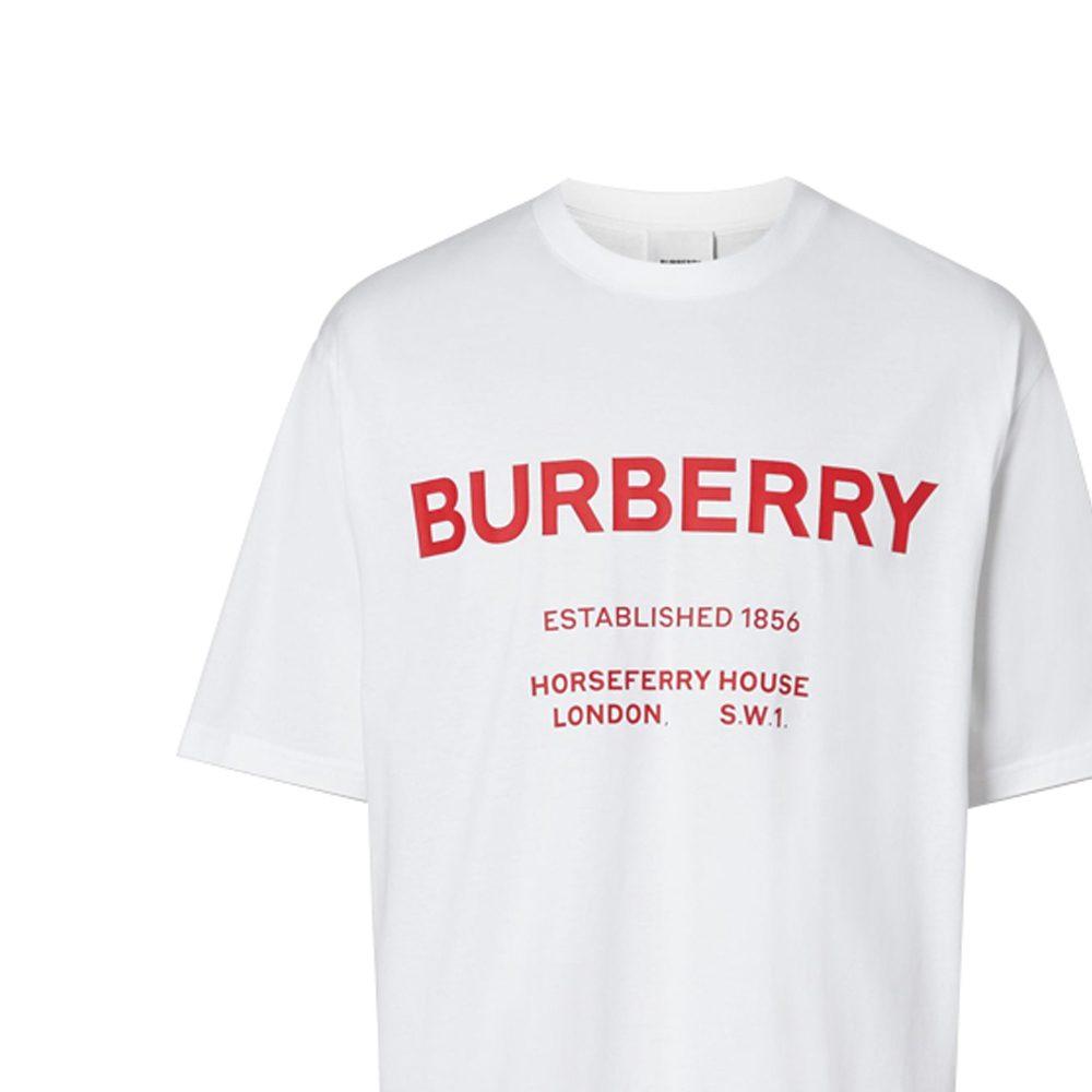Burberry Horseferry T Shirt Unisex White 80172251