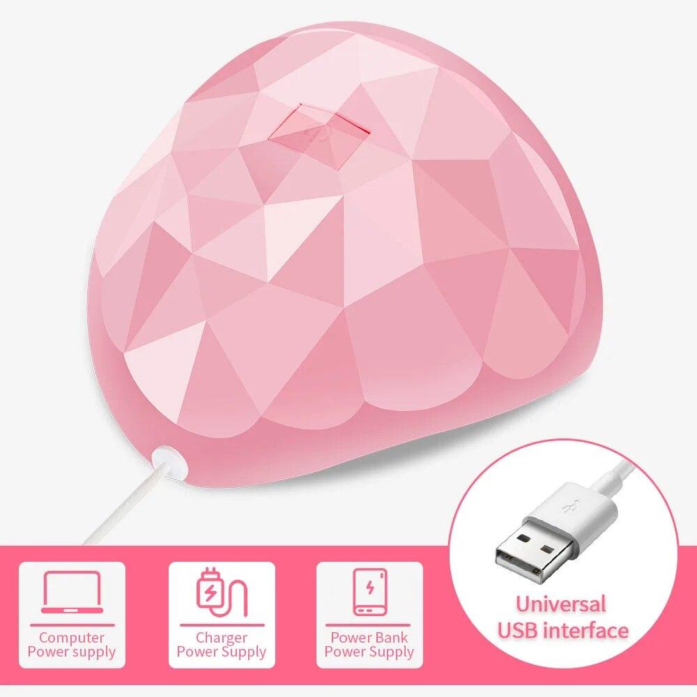 Multifunctional Led Lamp For Nails Lamp Uv Led Cabin Uv Led Nail Gel Dryer Professional Material Nails Accesories Tools