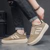Spring new men's board shoes fashion trend casual shoes low top breathable student sports shoes men's thick soles increase