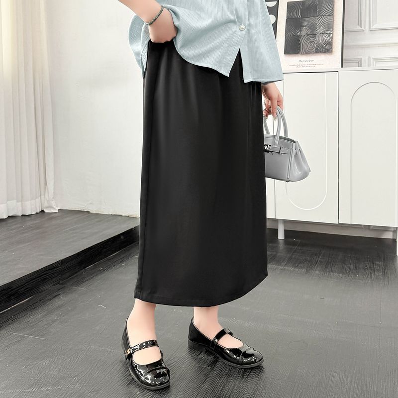 

Plus Size Women s Clothing [French Shirt] Texture Contrast Color Peter Pan Collar Short Sleeve Shirt Slim Looking Belly Covering Oversized Girls Top Black-overskirt 6XL