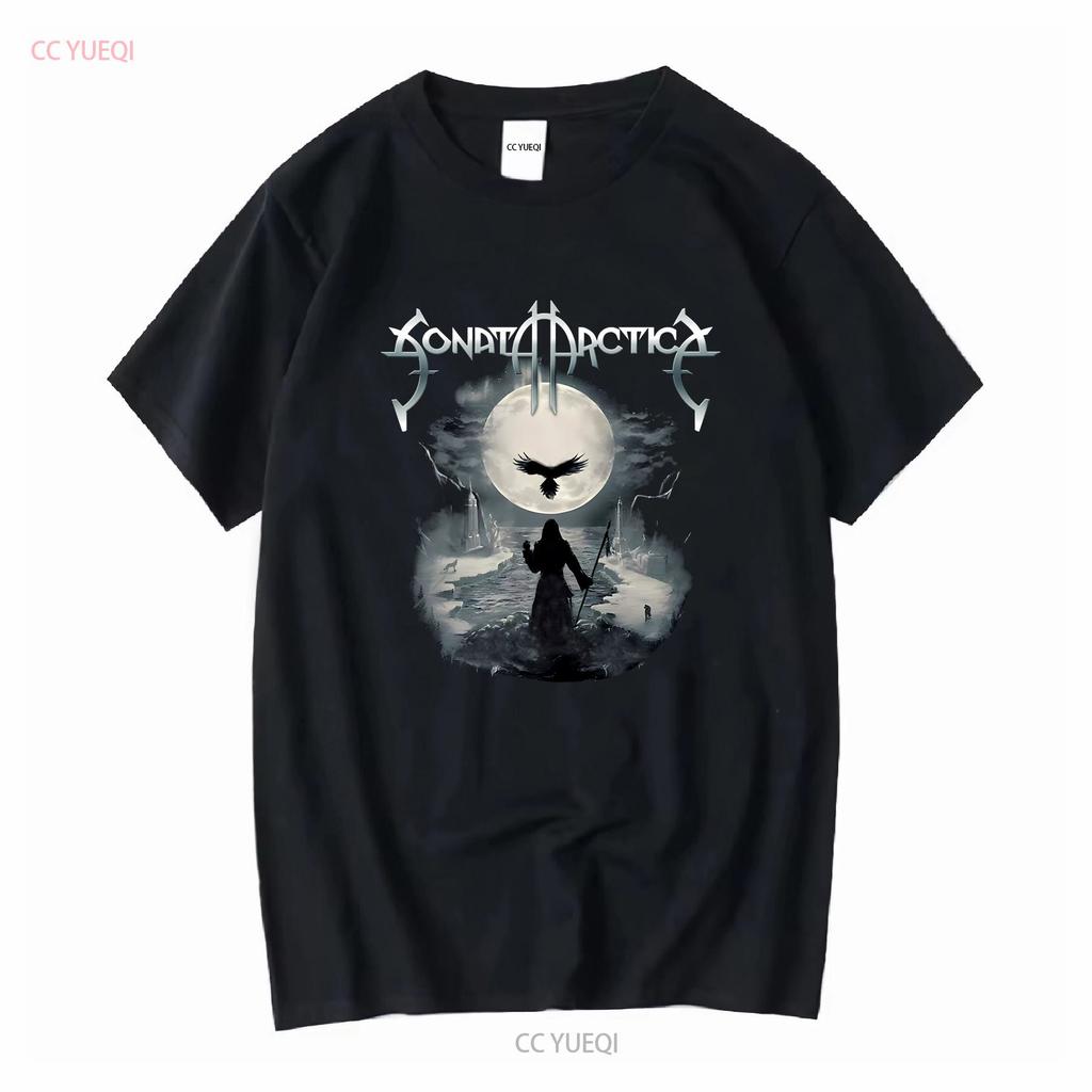 New Popular Sonata Arctica Finnish Power Music Group Logo T Shirt S 4XL Long or Short Sleeves Vintage Washed Unisex Versatile