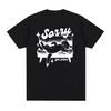 Sorry Got Plans Funny Cat Meme Vintage Graphic T Shirts Men Women's Fashion Trend Tops T-shirt Summer Casual 100% Cotton T Shirt