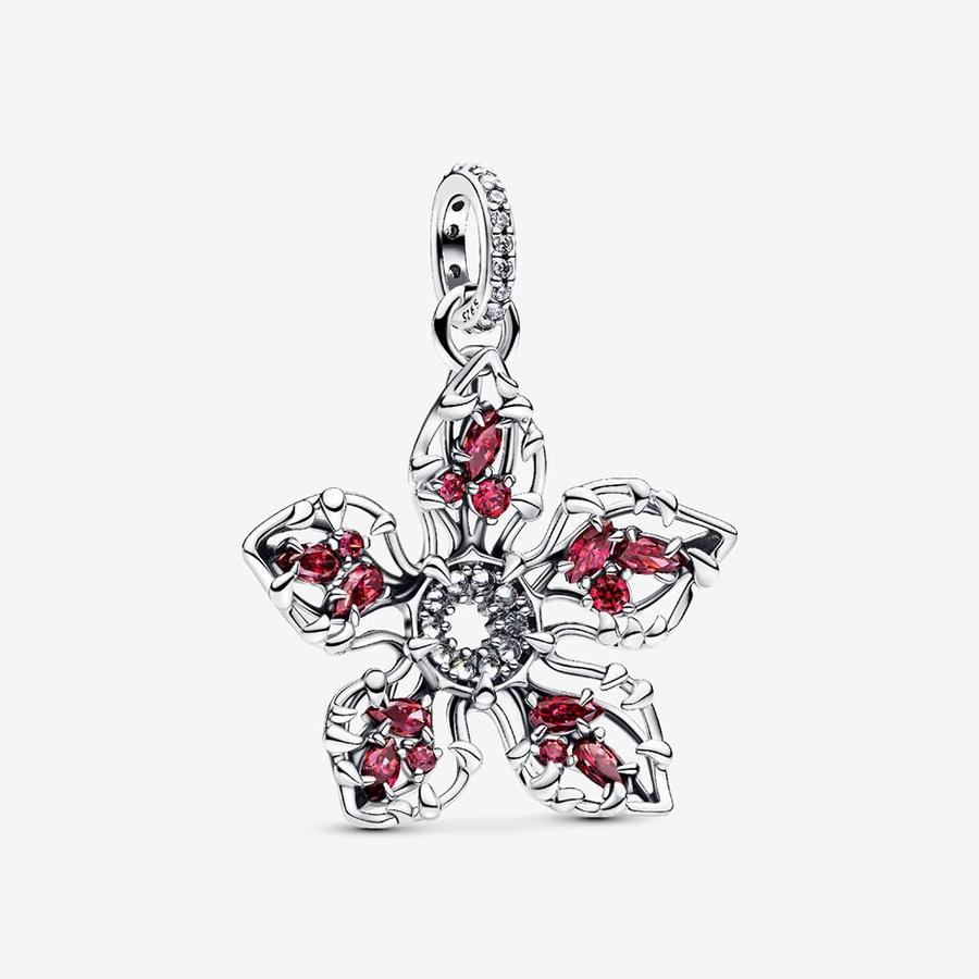 New 925 Silver Sparkling Love Heart Puppy Butterfly Beads Rose Turtle Cannibal Flower Pendant DIY Exquisite Charm Jewelry