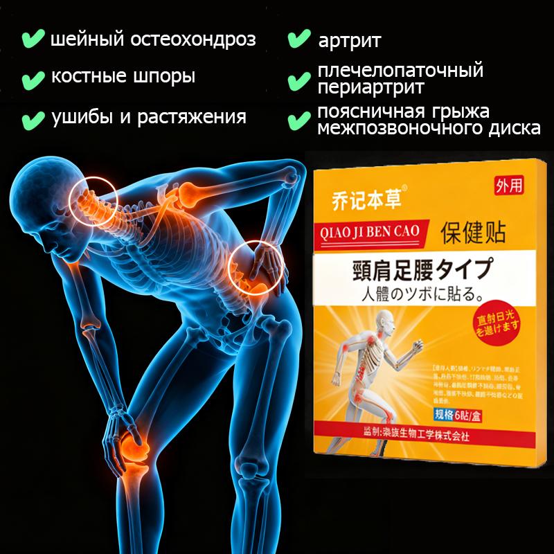 

Neck, Back & Shoulder Pain Relief Patches Nanotechnology Tape, Hypoallergenic Material 6 Patches per Pack