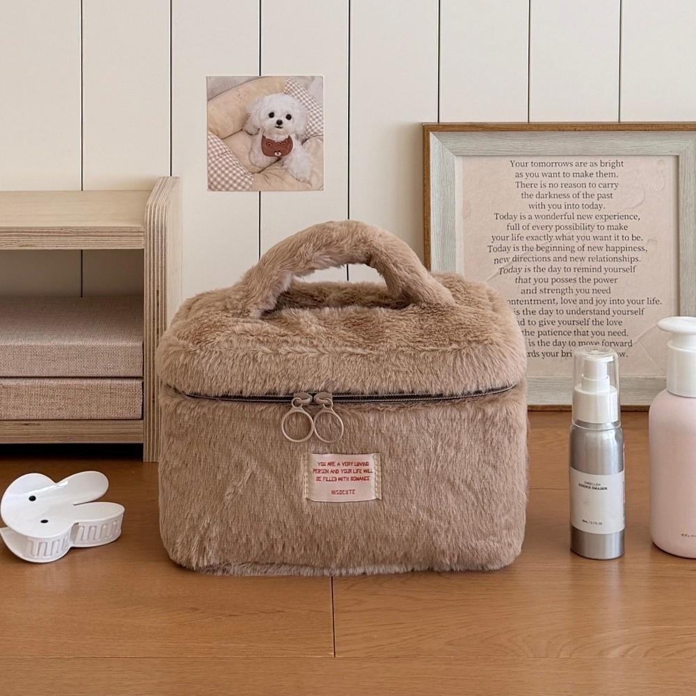 Large Capacity Handheld Makeup Bag Multipurpose Storage Bag Cute Toiletry Bag Household