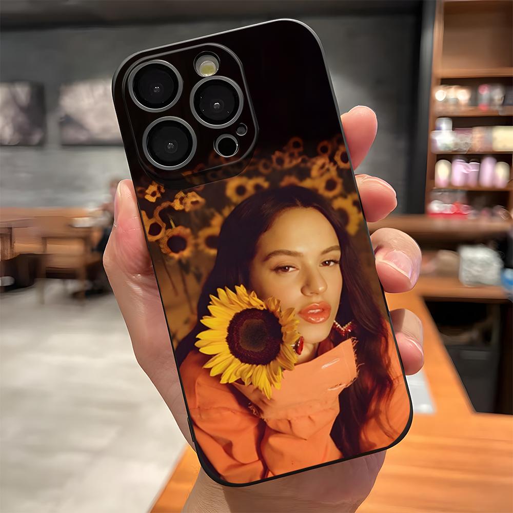 

Singer Rosalia Phone Case For IPhone 17 Pro Max 15 Pro 16 14 Plus 12 13 Mini 11 Pro Shockproof Soft Cover iPhone16Plus