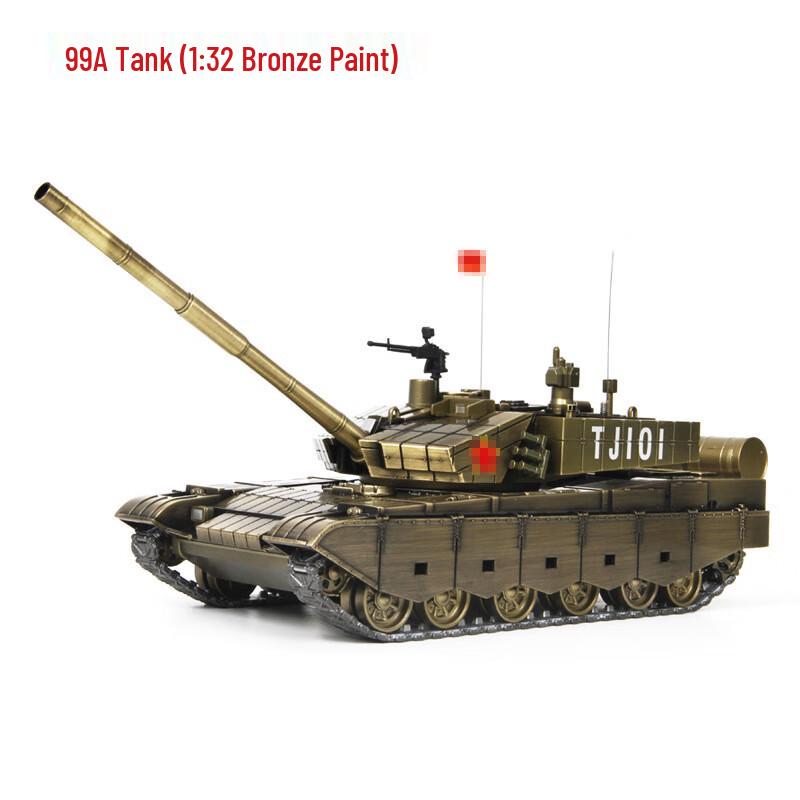 Основной боевой танк Цзюньши 99А Металлическая модель 1:32 масштаба