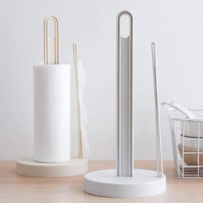 Kitchen Round Roll Paper Towel Holder Bathroom Tissue Toilet Paper Towel Stand Napkins Rack Home Table Tool Accessories