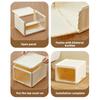 WORTHBUY Foldable Storage Box For Spice Jar Plastic Collapsible Storage Bin Multifunctional Stackable Kitchen Storage Organizer
