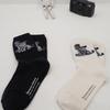 bananasisters [2SET] Cat's Point Socks 2 colors