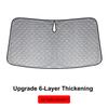 For Tesla Model 3 Y S X YL Juniper 2025-2020 2026 Thicken Front Windshield Sunshade Sun Shade Anti-UV Sun Shading Screen CoverWindshield Sunshades 1