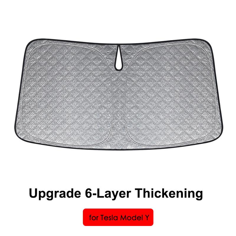 For Tesla Model 3 Y S X YL Juniper 2025-2020 2026 Thicken Front Windshield Sunshade Sun Shade Anti-UV Sun Shading Screen CoverWindshield Sunshades 1