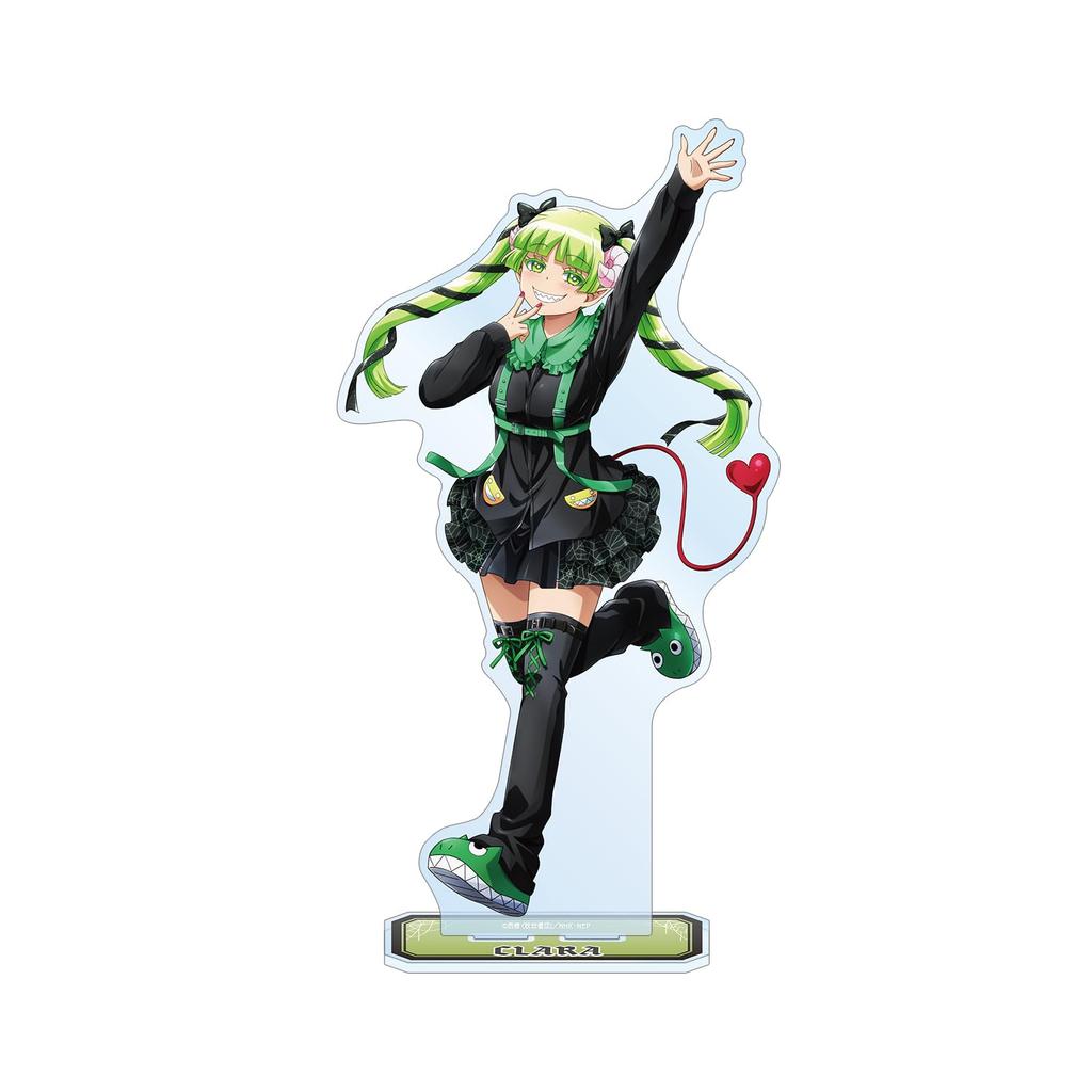 Welcome To Demon Original Valac Clara Black Coordinate Extra Large Acrylic Stand School! Iruma-kun Illustration Ver.
