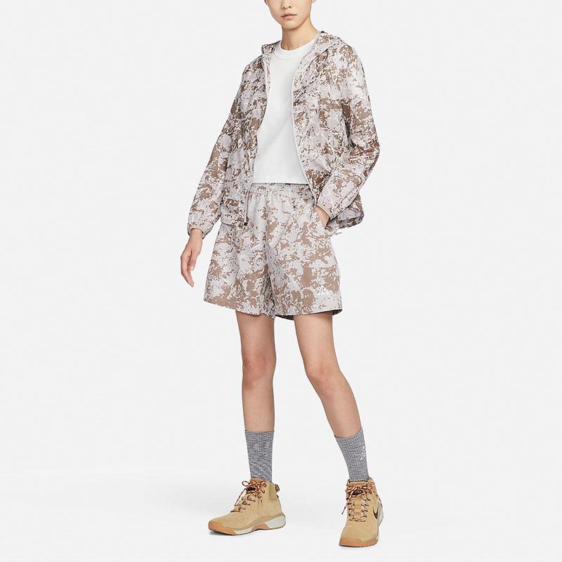 New Nike ACG Casual Shorts Women's Light Iron Ore Gray FB7863-012