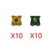 Medieval Castle Soldier Figure Equipment Building Blocks Lion Black Eagle Knight Waffen Accessories Shield Vest Cloak Brick Toys