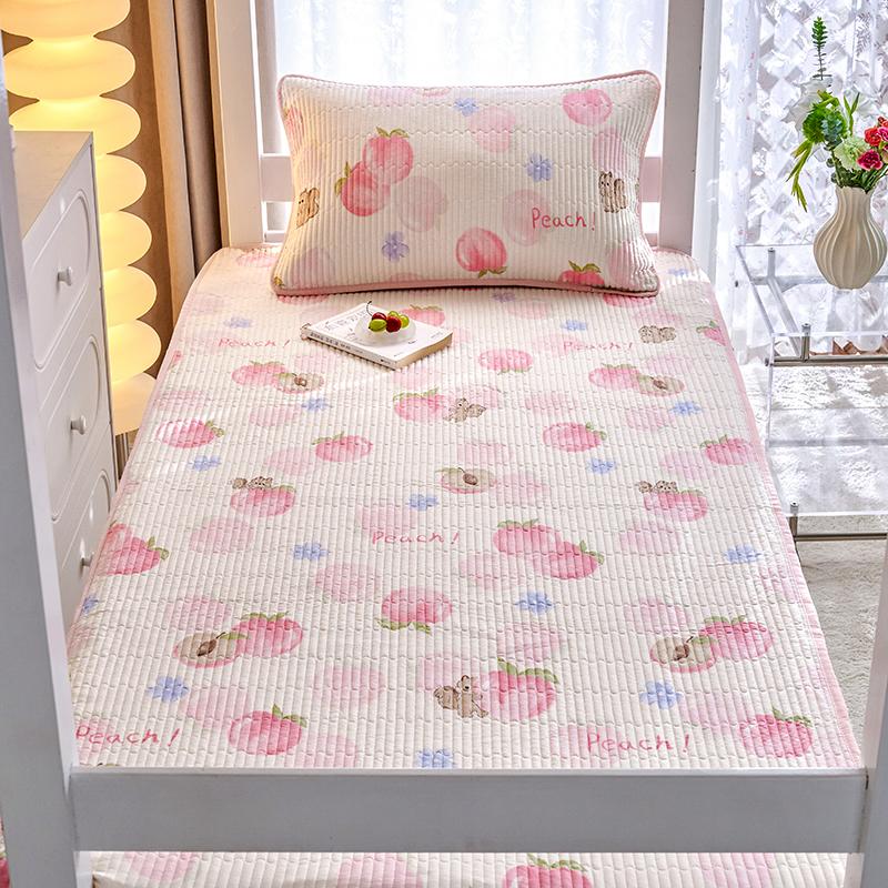 (Student Season) Small Fresh Printed Cotton Bed Cover Student Bed Cover