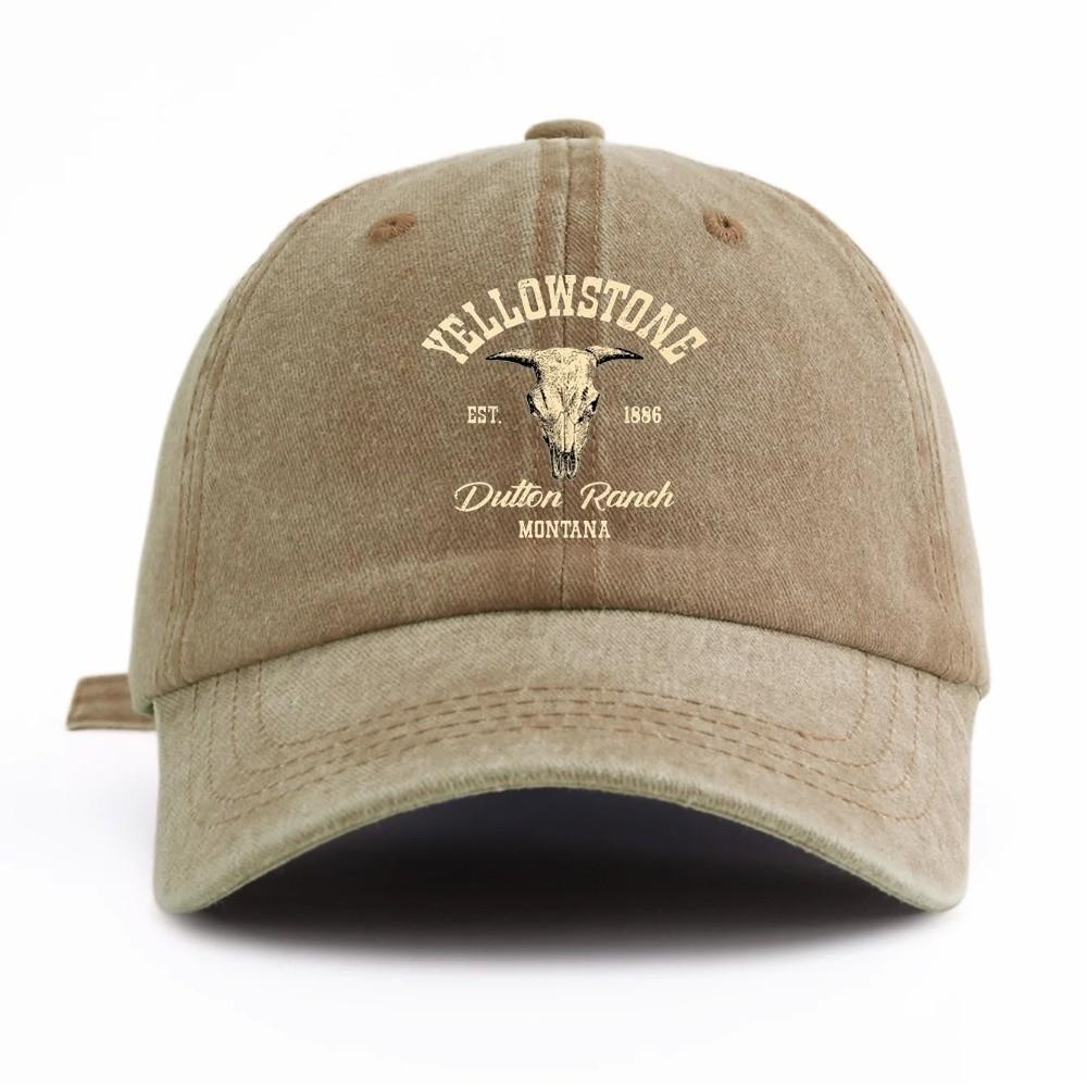 Cotton Washed Baseball Cap Hip Hop Outdoor Sun Hat Western Cowboy Baseball Hats for Men Women