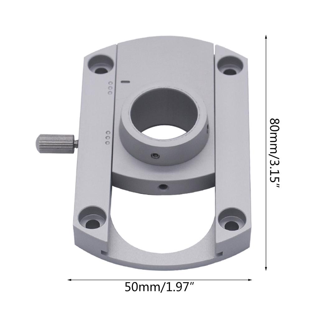 Portable Audio Accessory Aluminum Alloy Conversion Arm Metal HiFi-SME Plate 20mm Hole for Old Record Gramophone