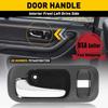 Door Handle Driver Side Front Black/Chrome For 1997-2001 Honda CRV 72164S10A11ZA