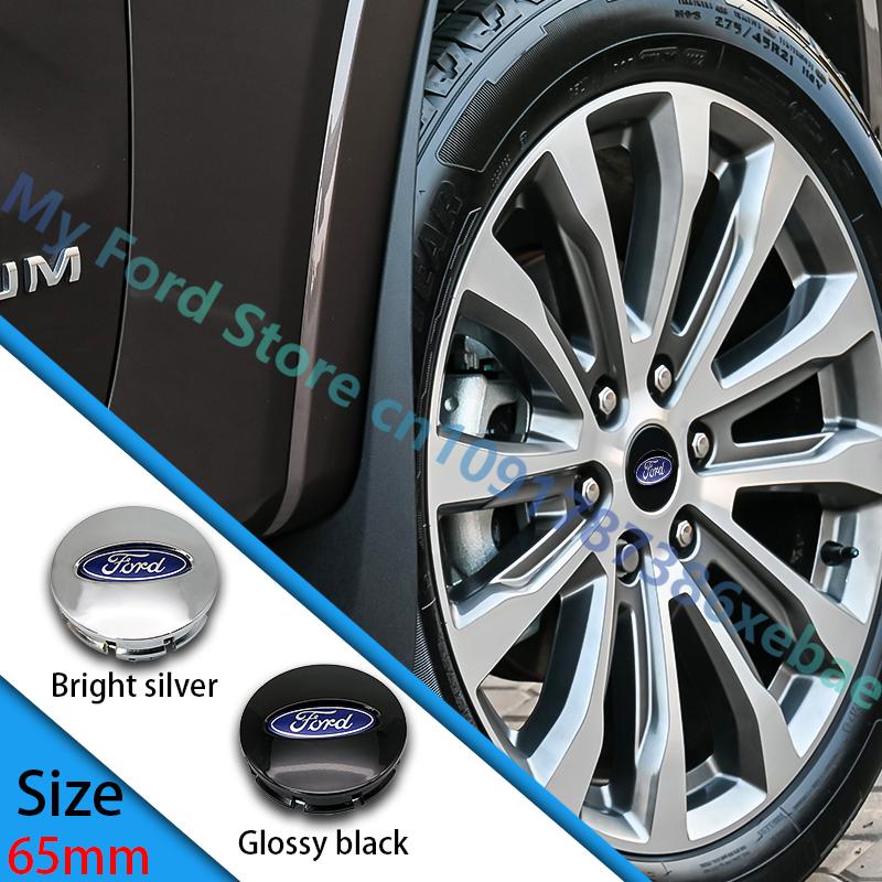 Car Sticker 4Pcs 65mm Car Styling Wheel Center Hub Cap Emblem Logo Hub Cap For Ford Fiesta Mondeo Fusion Explorer Escape Shelby