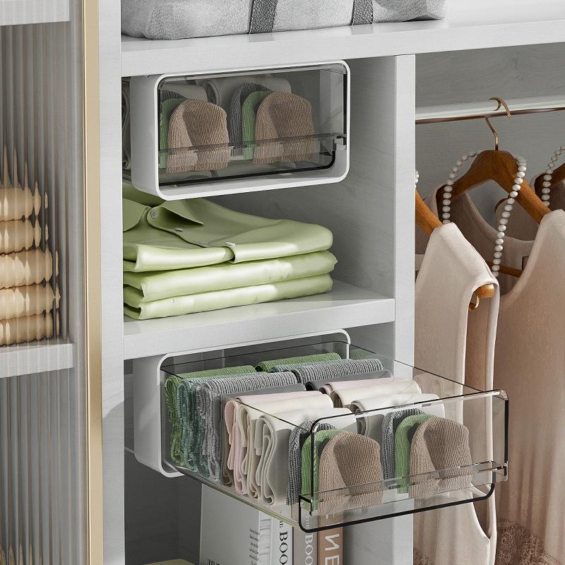 Under-Desk Pull-Out Organizer: Invisible Stationery Storage Drawer