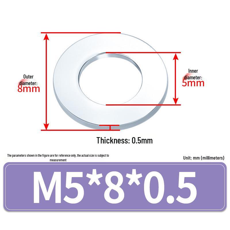 Extra Large Galvanized Metal Flat Washer (Sizes M1.6-M14)
