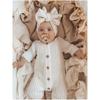 Trendy Baby Romper Sweater for Autumn and Winter, Stylish Korean-Style Knit Jacket for Full Month and 100-Day Photoshoots