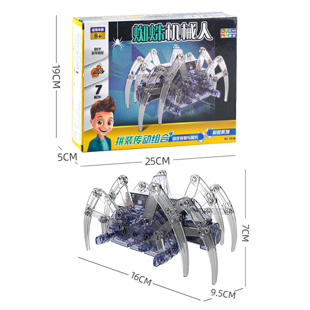 QB1016 Electronic Spider Robot DIY Children Educational Toy Assembled Kit