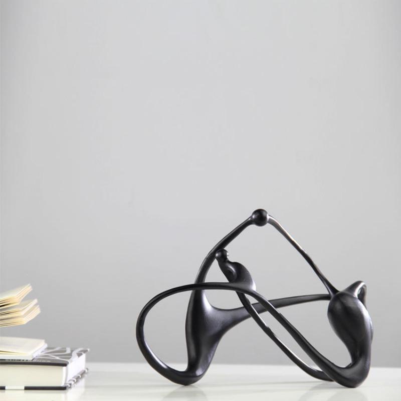 Abstract Ornament Modern Minimalist Sculptures Nordic Miniature Artistic Ornaments Living Room Desktop Decorative Accessories