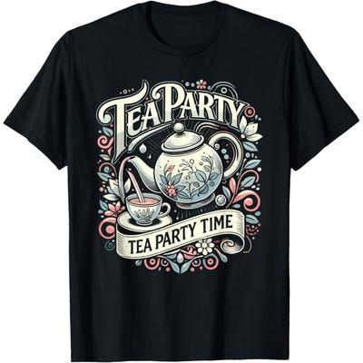 Teapot Teacup Tea Fans Barista T-Shirt(2)