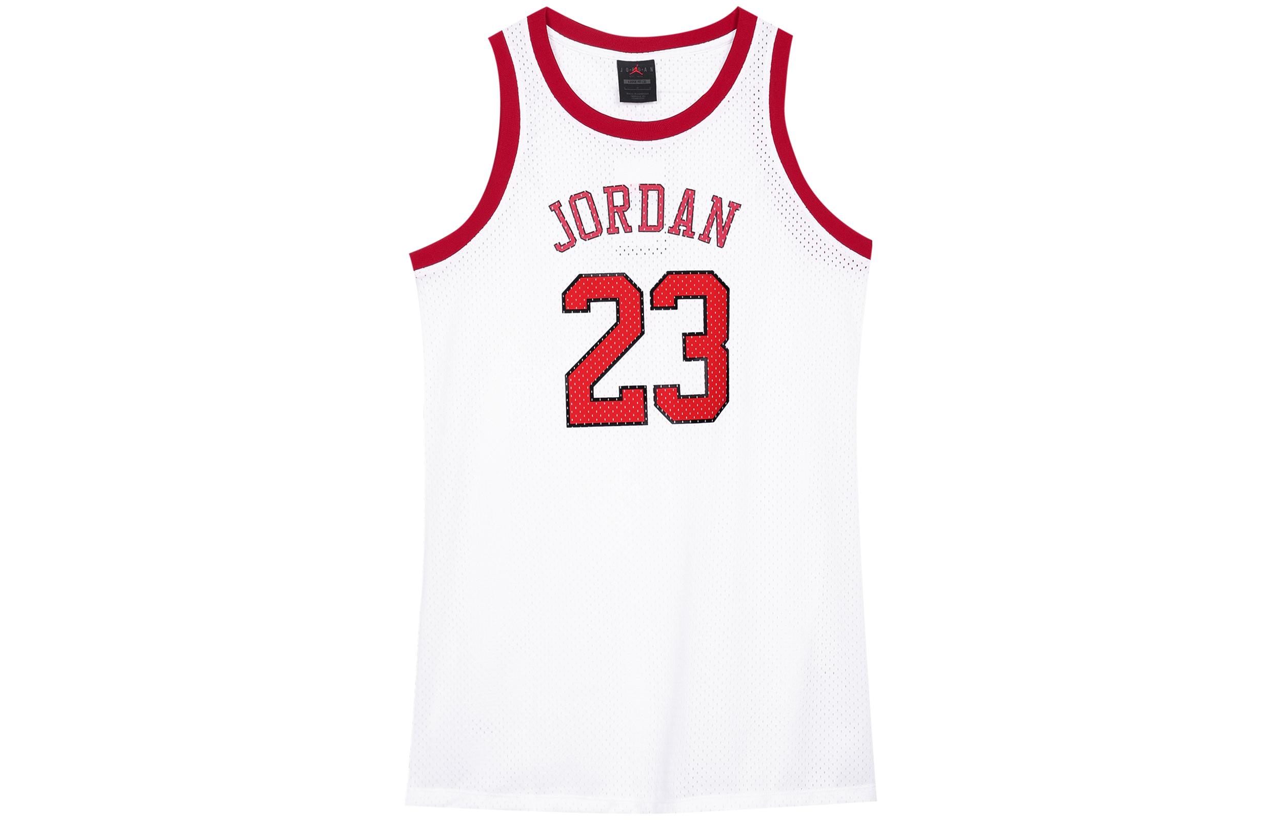Jordan Women s Logo Print Sleeveless Dress White DO5030-100 L