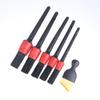 6Pcs Car Detailing Brush Set Fiber Cleaning Brush For Cleaning Wheels Dashboard Air Vent Engine Interior Exterior Wash Kit