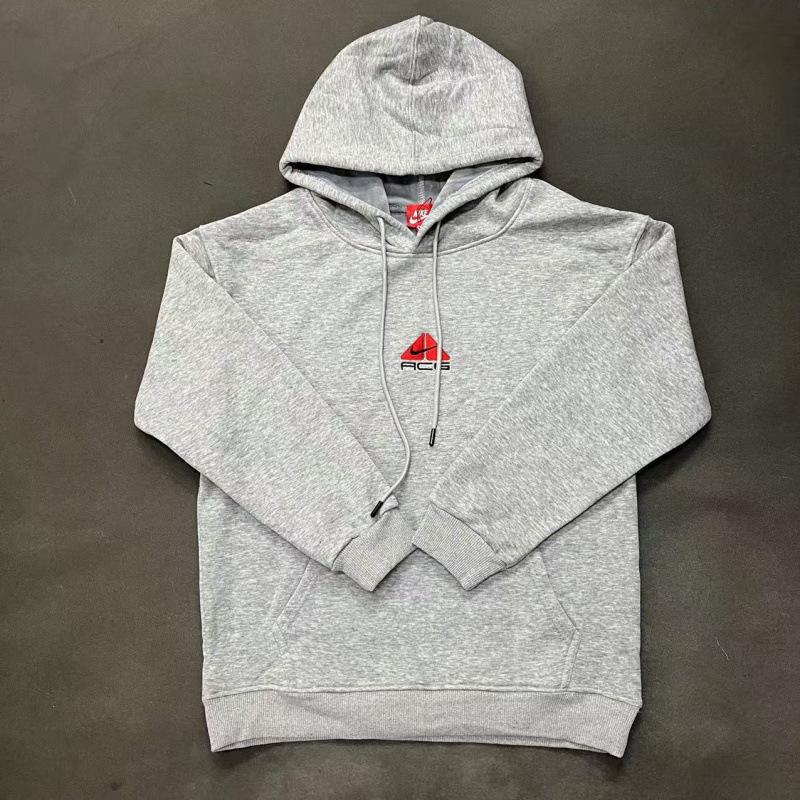 Stüssy ACG Autumn/Winter Plus Velvet Embroidered Hoodie Jacket