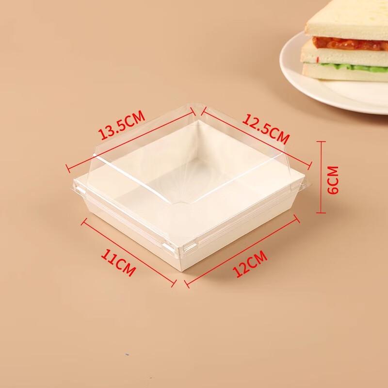 

MyoJiaYi Rectangular Paper-Plastic Sandwich Box