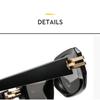 Ladies Sunglasses, Retro Square Sunglasses, Fashionable Outdoor Sunglasses.