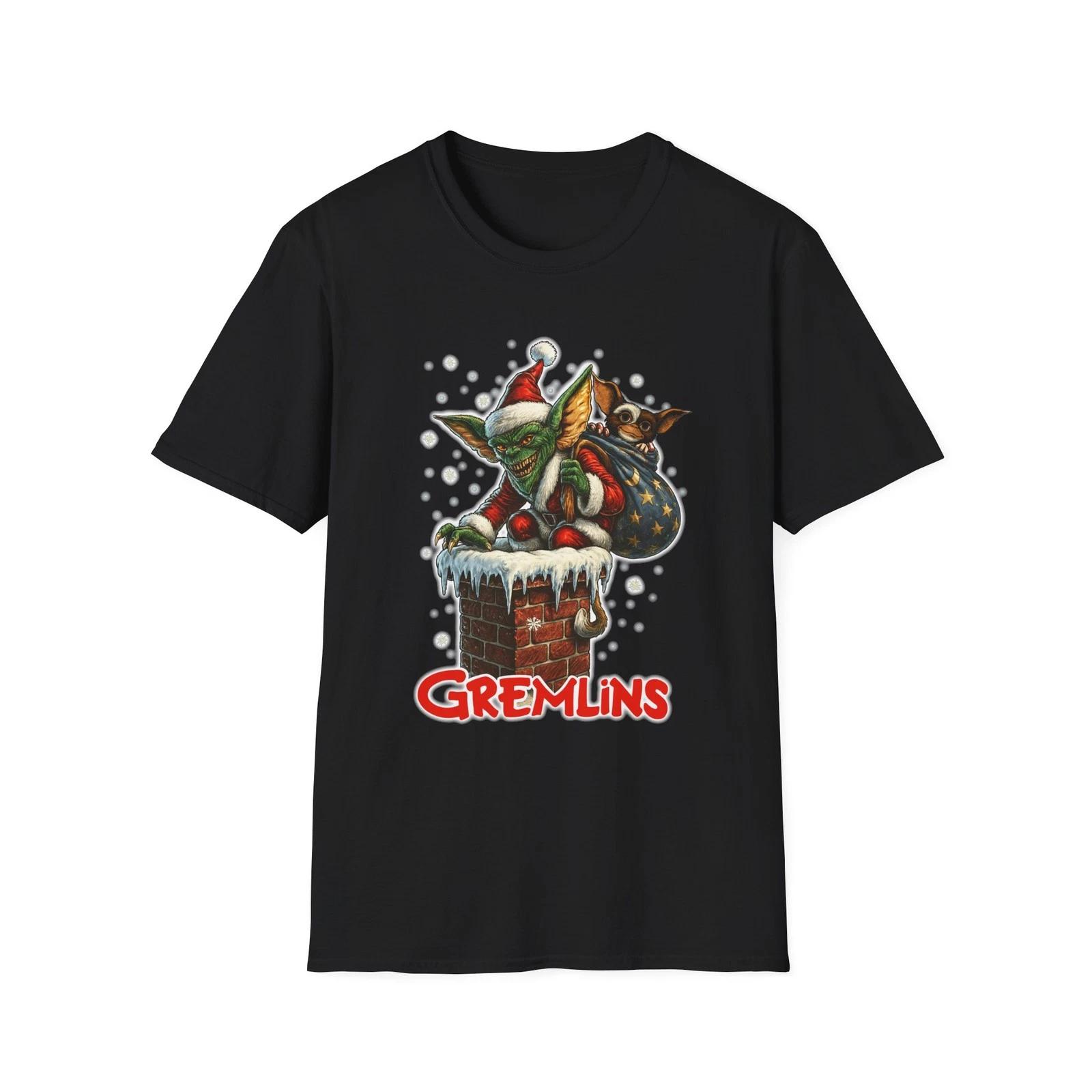 Gremlins Christmas T-Shirt | Holiday Creature Holiday Tee L