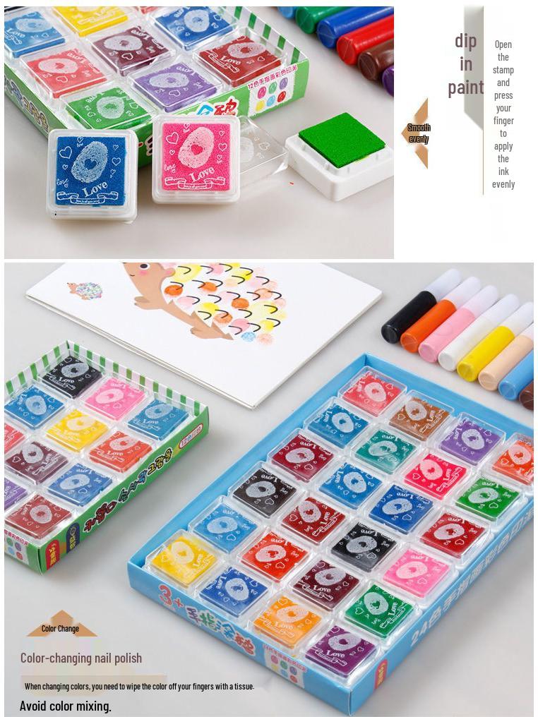 Preschool Art & Craft Materials: DIY, Finger Painting & Coloring Fun Set