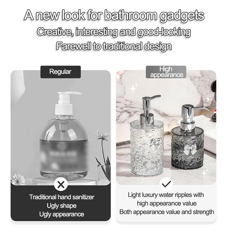 Travel Bottle Hotel Bathroom Bath Luxury Light Luxury Shampoo Shower Gel Hand Soap Foaming Press Bottle Plastic Bottle