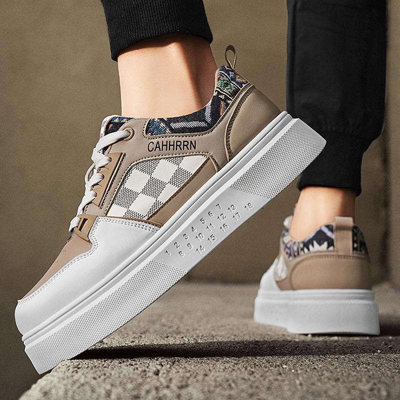 Board shoes men's spring and summer new low-top platform sports shoes breathable trend men's shoes student casual shoes men's shoes