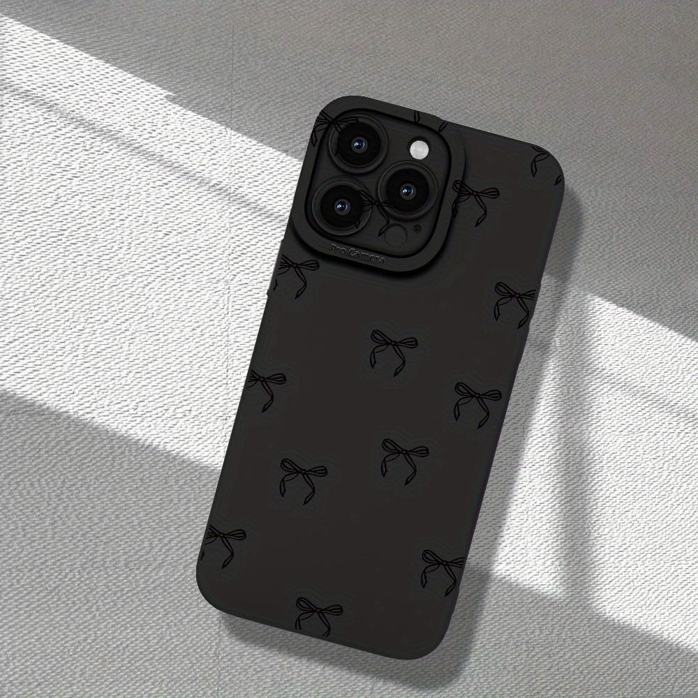 

1Pc Black Bow Angel Eyes Full Coverage Anti-Drop Phone Case, Suitable for iPhone 17, 16, 15, Plus, Pro, Max Series Phones - Ideal for Gifting iPhone SE чорний